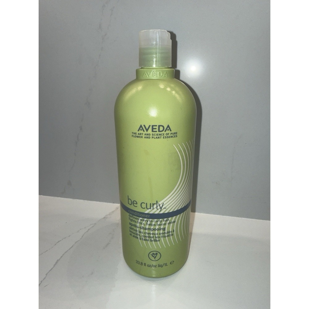 Aveda Be Curly Conditioner Defines wavy to Curly Hair - 33.8 FL OZ / 1 Liter